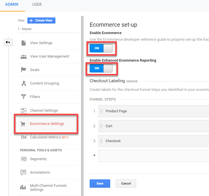 Enhanced Ecommerce in Google Analytics