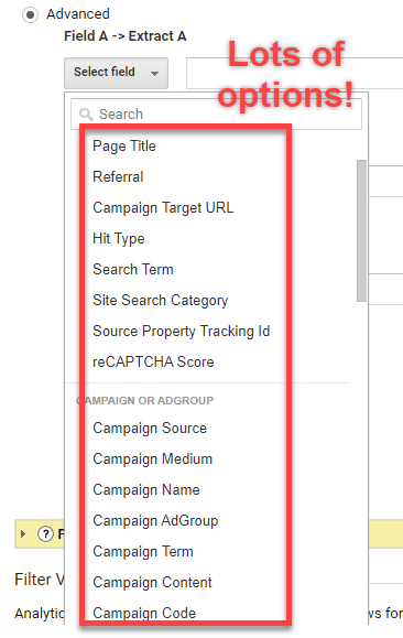 Google Analytics - Filters