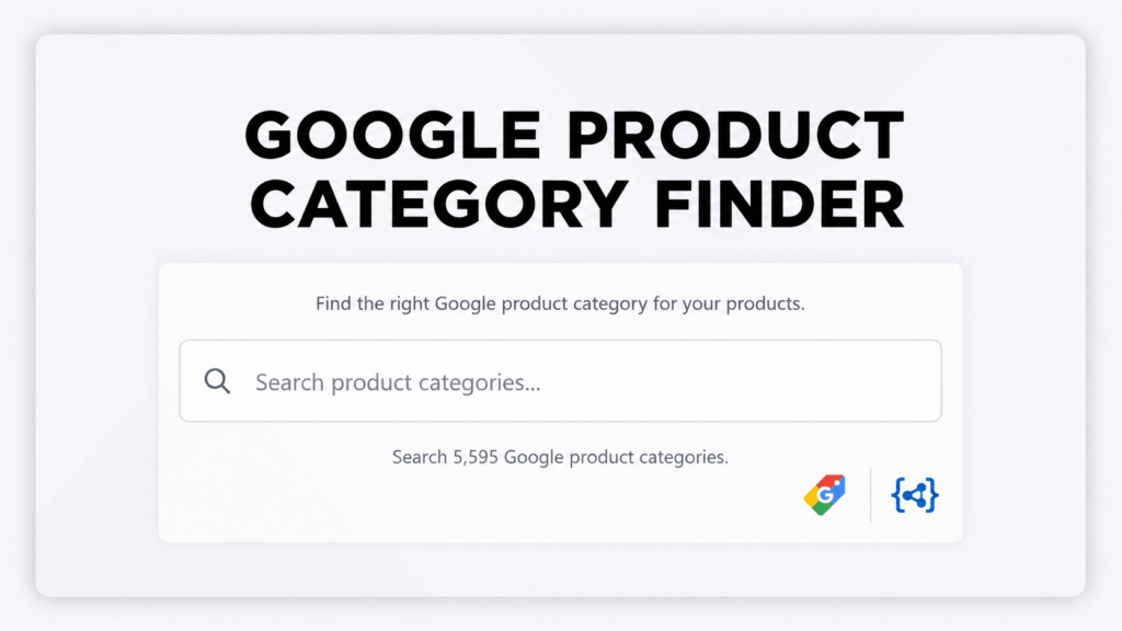 Google Product Category Finder