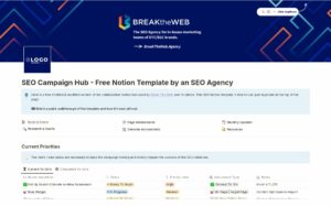 Notion SEO Template - SEO Campaign Hub-min