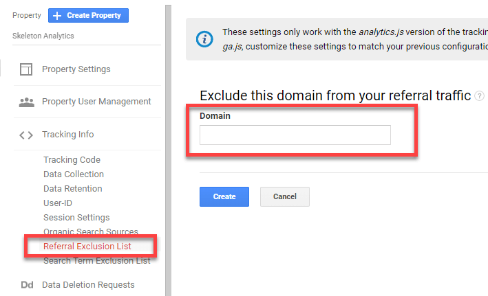 Self-Referrals and Cross-Domain Tracking